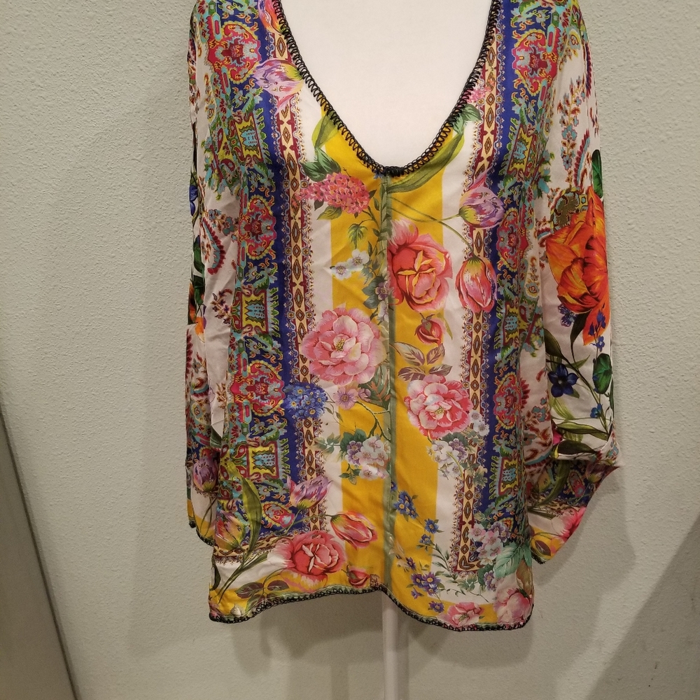 Johnny Was Silk Tunic